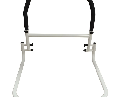 Bedside support handle for elderly nursing home bed assist grab bar with foam grip