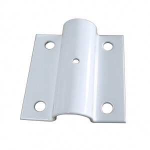 Custom stamped carbon steel tube fixing bracket, metal stamping bending support bracket